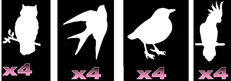 32 Birds Tattoo Stencils