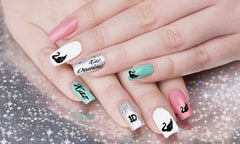 Black Swan Nail Art