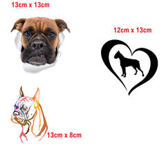 Boxer Dog Iron On Transfers