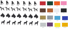 Akita Dog Vinyl Stickers ( Multiple colours to choose from )