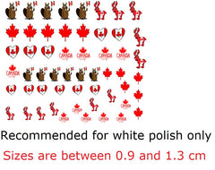 Olaf  Nail Art Decals Small