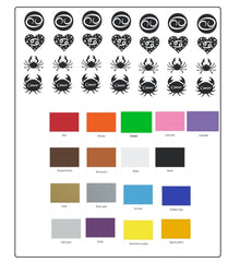 Akita Dog Vinyl Stickers ( Multiple colours to choose from )