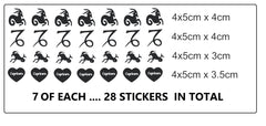 Capricorn Zodiac Vinyl Stickers ( Multiple colours to choose from )