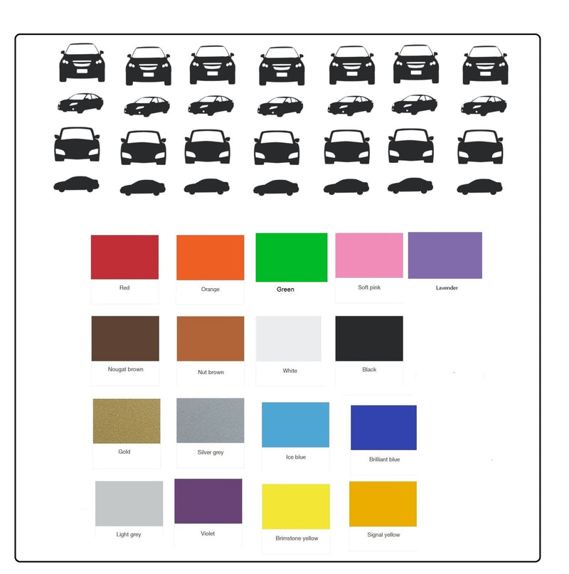 Akita Dog Vinyl Stickers ( Multiple colours to choose from )