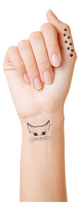 Cat Temporary Tattoos c2