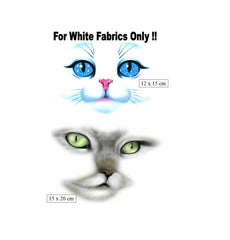 Cat Iron On Transfers