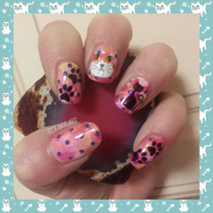 Cat Code 1 Nail Art