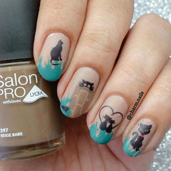 Cat Code 2 Nail Art
