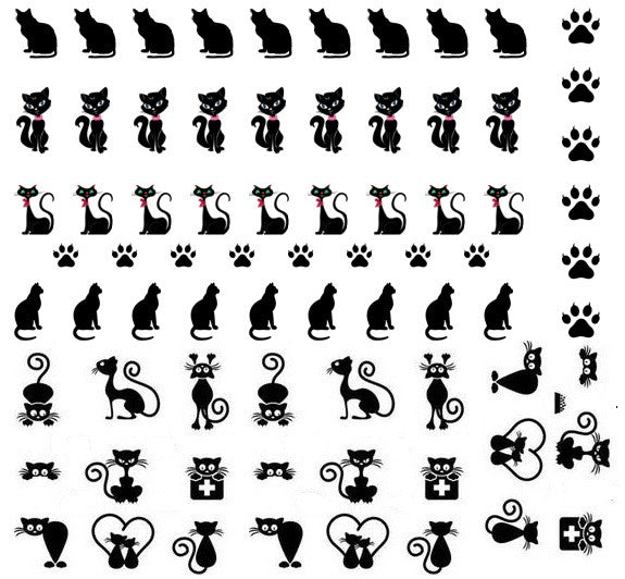 Akita Dog  Nail Art Decal
