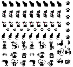 Akita Dog  Nail Art Decal