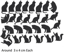 Cat Vinyl Stickers ( Multiple colours to choose from )