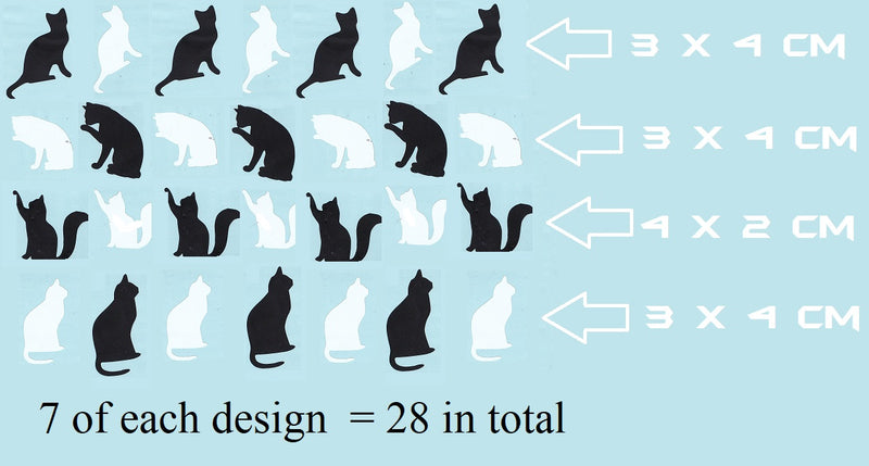 Cat Vinyl Stickers ( Multiple colours to choose from )