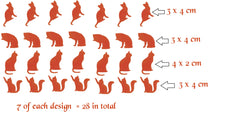 Cat Vinyl Stickers ( Multiple colours to choose from )