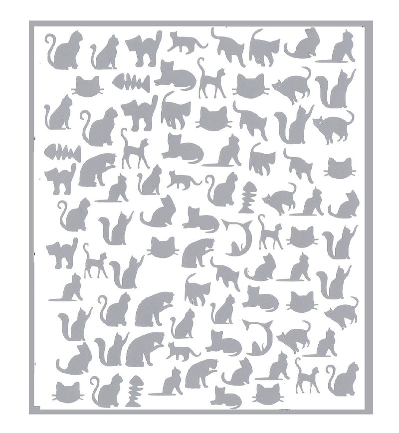 Cat Nail Stickers