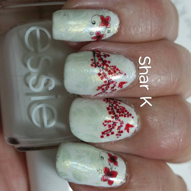 Cherry Blossom Nail Art