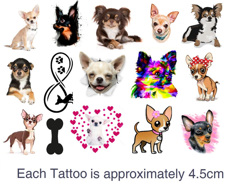 Chihuahua   Temporary Tattoos