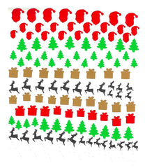 Christmas Xmas  Nail Stickers