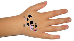 Cow Temporary Tattoos