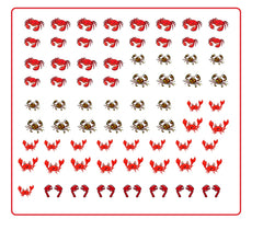 Akita Dog  Nail Art Decal