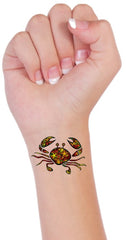 Crab Temporary Tattoos