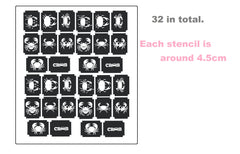 Crab Tattoo Stencils