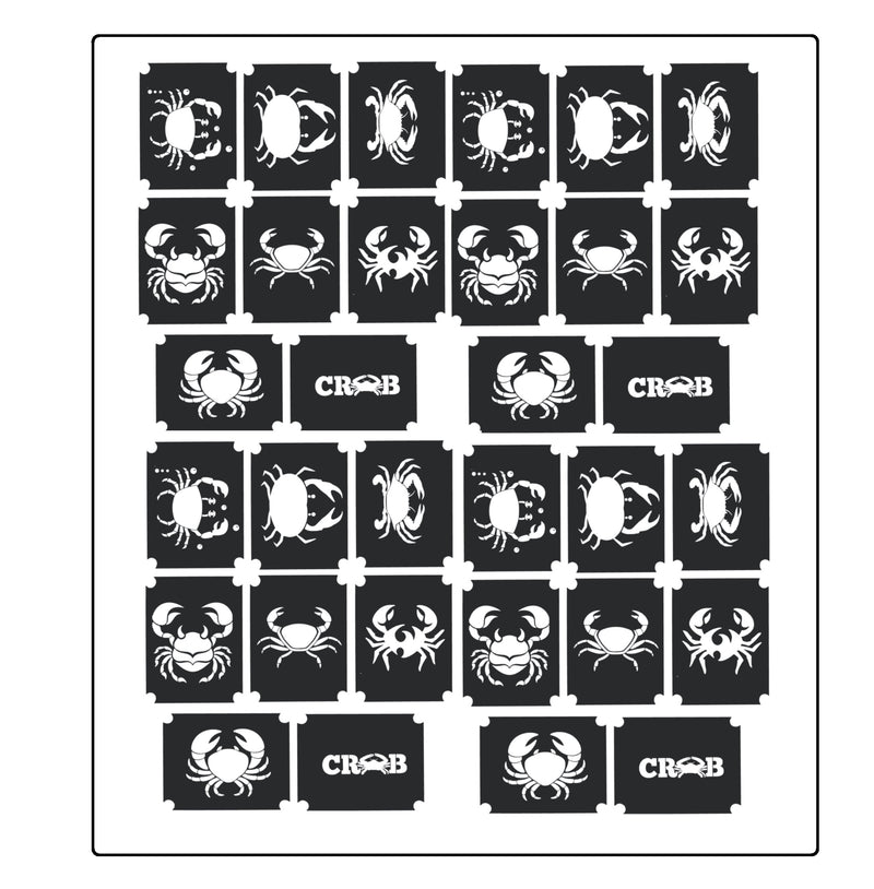 Crab Tattoo Stencils