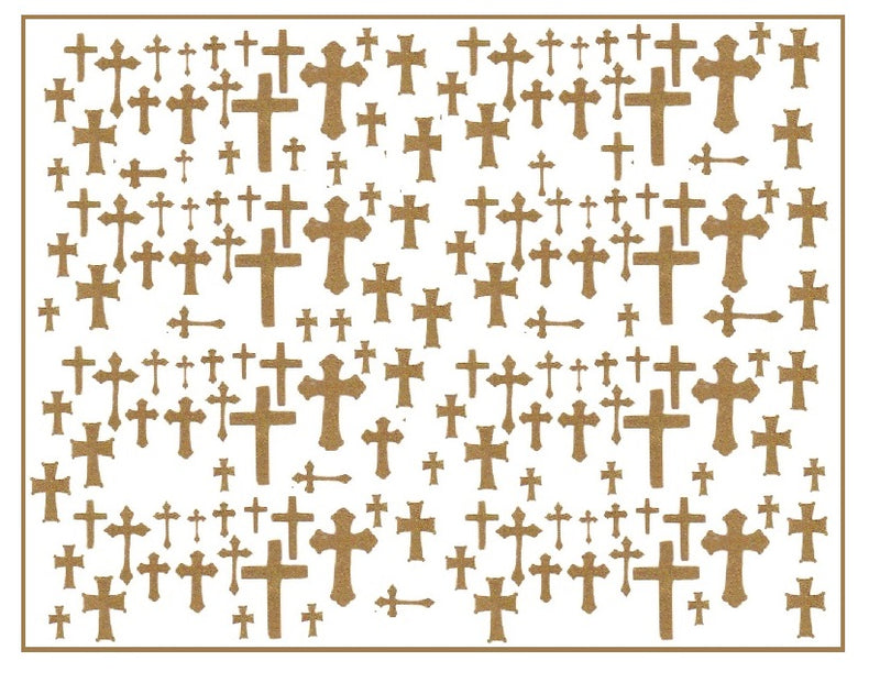 Cross Nail Stickers