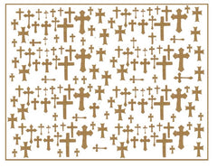 Cross Nail Stickers