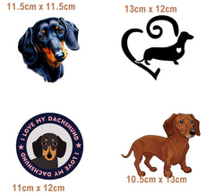 Dachshund Dog  Iron On Transfers