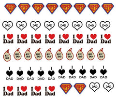 Olaf  Nail Art Decals Small