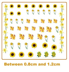 Daffodil Water Nail Art Decal