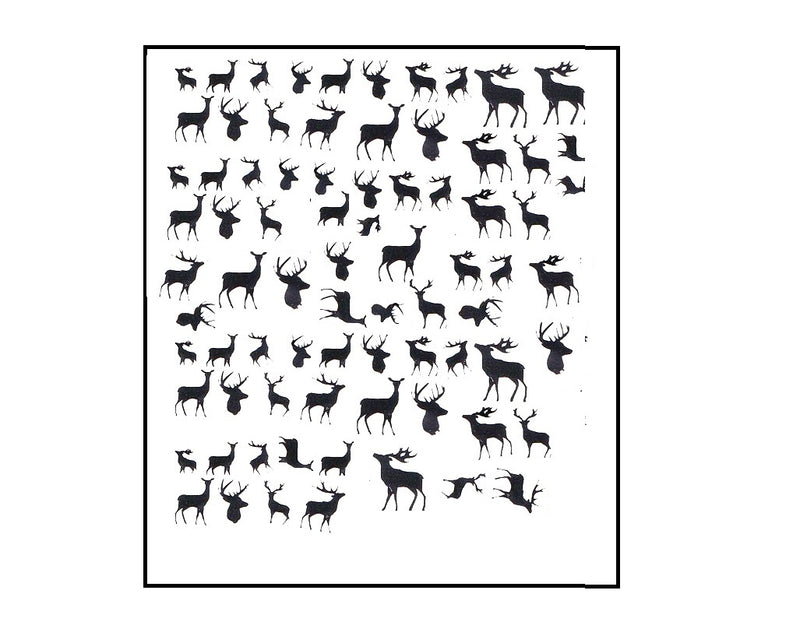 Deer Nail Stickers