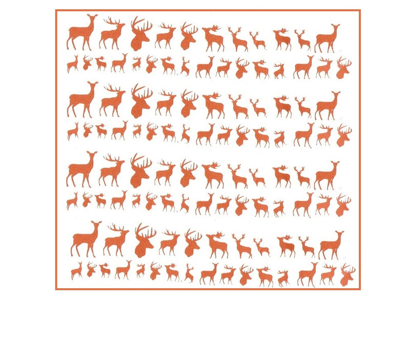 Deer Nail Stickers