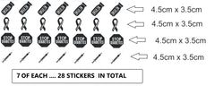 Diabetes Awareness Vinyl Stickers ( Multiple colours to choose from )