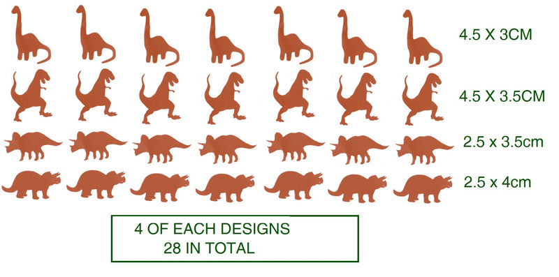 Dinosaur Vinyl Stickers ( Multiple colours to choose from )