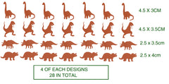 Dinosaur Vinyl Stickers ( Multiple colours to choose from )