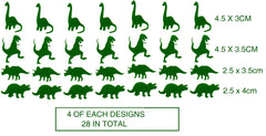 Dinosaur Vinyl Stickers ( Multiple colours to choose from )