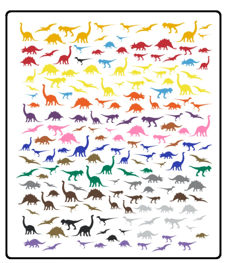 Dinosaur Nail Stickers