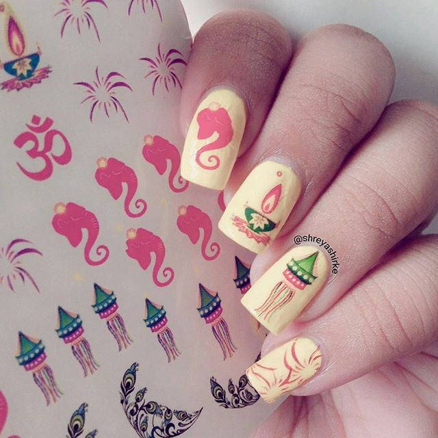 Diwali Nail Art