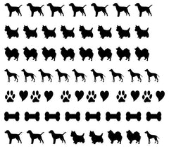 Akita Dog  Nail Art Decal