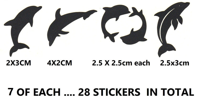 Dolphin Vinyl Stickers ( Multiple colours to choose from )