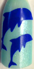 Dolphin  Nail Stickers