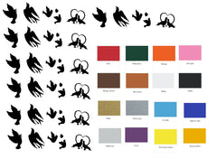 Chess Vinyl Stickers ( Multiple colours to choose from )