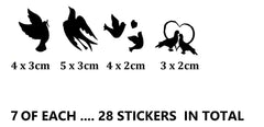 Dove Vinyl Stickers ( Multiple colours to choose from )
