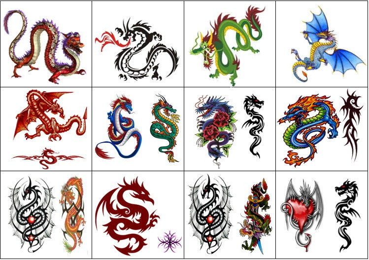 Buy Simply Inked Tribal Dragon Temporary Tattoo Online  Get 43 Off