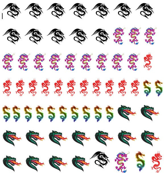 Dragon Nail Art