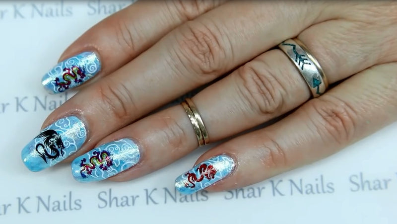 Dragon Nail Art