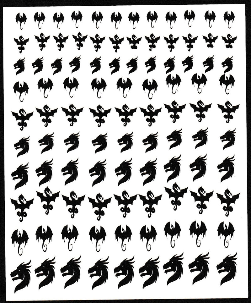 Dragon  Nail Stickers