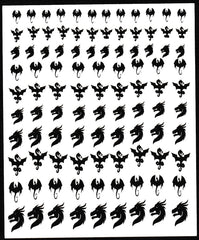 Dragon  Nail Stickers