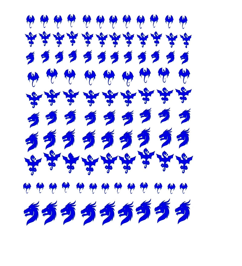Dragon  Nail Stickers